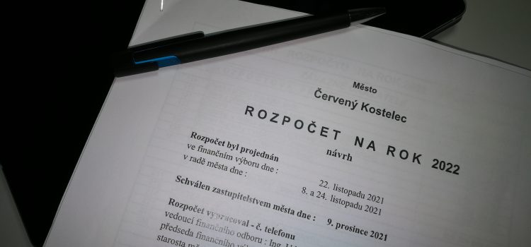 Rozpočet pro rok 2022 schválen